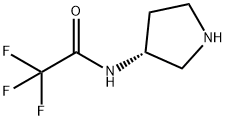 (3R)-2,2,2-TRIFLUORO-N-PYRROLIDIN-3-YL-ACETAMIDE Struktur