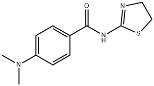 Benzamide, N-(4,5-dihydro-2-thiazolyl)-4-(dimethylamino)- (9CI) Struktur