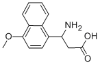 3-AMINO-3-(4-METHOXY-NAPHTHALEN-1-YL)-PROPIONIC ACID Struktur