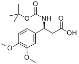 (S)-3-((TERT-ブチルトキシカルボニル)アミノ)-3-(3,4-ジメトキシフェニル)プロパン酸 price.