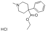 MEPERIDINE HYDROCHLORIDE Struktur