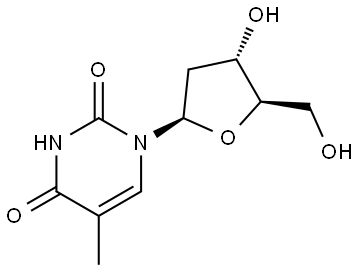 Thymidine Structure