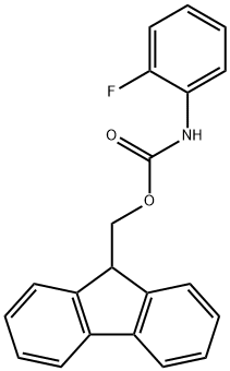 Carbamicacid,(2-fluorophenyl)-,9H-fluoren-9-ylmethylester Struktur