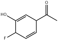 Ethanone, 1-(4-fluoro-3-hydroxy-2,5-cyclohexadien-1-yl)- (9CI) Struktur