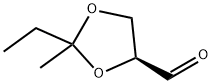 1,3-Dioxolane-4-carboxaldehyde, 2-ethyl-2-methyl-, (4S)- (9CI) Struktur