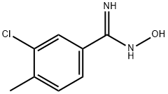 3-CHLORO-N-HYDROXY-4-METHYL-BENZAMIDINE Struktur