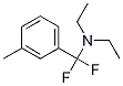 N,N-Diethyl-alpha,alpha-difluoro-3-methylbenzylamine Struktur