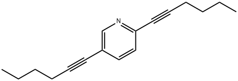 2,5-di-1-hexynylpyridine Struktur