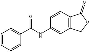 Benzamide, N-(1,3-dihydro-1-oxo-5-isobenzofuranyl)- (9CI) Struktur