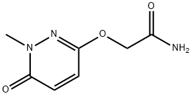 Acetamide, 2-[(1,6-dihydro-1-methyl-6-oxo-3-pyridazinyl)oxy]- (9CI) Struktur