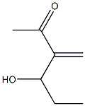 2-Hexanone, 4-hydroxy-3-methylene-, (-)- (9CI) Struktur