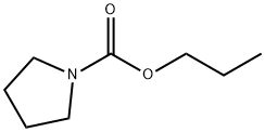 1-Pyrrolidinecarboxylicacid,propylester(9CI) Struktur