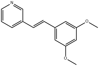 (E)-3-(3,5-diMethoxystyryl)pyridine Struktur