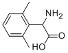 BENZENEACETIC ACID,A-AMINO-2,6-DIMETHYL- Struktur