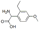 Benzeneacetic acid, alpha-amino-2-ethyl-4-methoxy- (9CI) Struktur