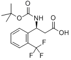 (S)-BOC-2-(TRIFLUOROMETHYL)-BETA-PHE-OH Struktur