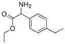 Benzeneacetic acid, alpha-amino-4-ethyl-, ethyl ester (9CI) Struktur