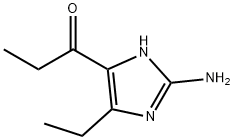 1-Propanone,  1-(2-amino-5-ethyl-1H-imidazol-4-yl)-  (9CI) Struktur