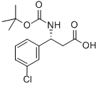 (R)-3-((TERT-ブチルトキシカルボニル)アミノ)-3-(3-クロロフェニル)プロパン酸 price.