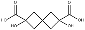 Spiro[3.3]heptane-2,6-dicarboxylic acid, 2,6-dihydroxy- (9CI) Struktur