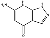 4H-Pyrazolo[3,4-b]pyridin-4-one, 6-amino-1,7-dihydro- (9CI) Struktur