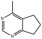 5H-Cyclopentapyrimidine, 6,7-dihydro-4-methyl- (9CI) Struktur