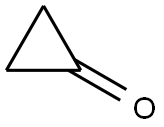 cyclopropanone Struktur