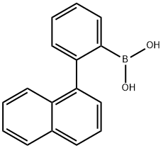 2-(naphthalen-1-yl)phenylboronic acid Struktur