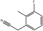 Benzeneacetonitrile, 3-fluoro-2-methyl- (9CI) Struktur