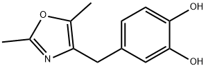 1,2-Benzenediol, 4-[(2,5-dimethyl-4-oxazolyl)methyl]- (9CI) Struktur