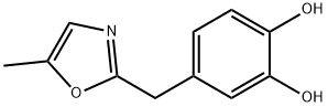 1,2-Benzenediol, 4-[(5-methyl-2-oxazolyl)methyl]- (9CI) Struktur