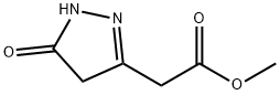 1H-Pyrazole-3-acetic  acid,  4,5-dihydro-5-oxo-,  methyl  ester Struktur