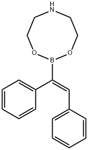 CIS-STILBENEBORONIC ACID DIETHANOLAMINE ESTER Struktur