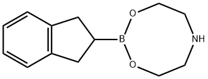 2-INDANYLBORONIC ACID DIETHANOLAMINE ESTER Struktur