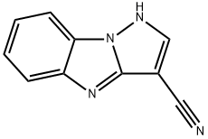 1H-Pyrazolo[1,5-a]benzimidazole-3-carbonitrile(9CI) Struktur