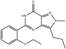 5-(2-Ethoxyphenyl)-2,6-dihydro-2-Methyl-3-propyl-7H-pyrazolo[4,3-d]pyriMidin-7-one Struktur