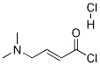 (E)-4-(diMethylaMino)but-2-enoyl chloride (Hydrochloride) Struktur