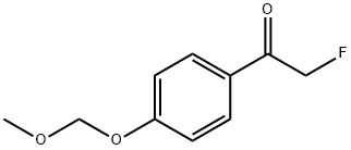 Ethanone, 2-fluoro-1-[4-(methoxymethoxy)phenyl]- (9CI) Struktur