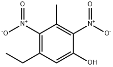 Phenol, 5-ethyl-3-methyl-2,4-dinitro- (9CI) Struktur