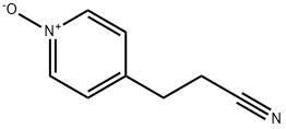 4-Pyridinepropanenitrile, 1-oxide (9CI) Struktur