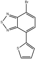 2,1,3-Benzothiadiazole, 4-broMo-7-(2-thienyl)- Struktur