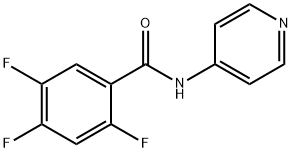 Benzamide, 2,4,5-trifluoro-N-4-pyridinyl- (9CI) Struktur