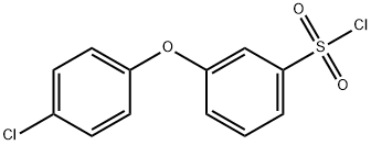 4-Chloro-3'-(chlorosulphonyl)diphenyl ether Struktur