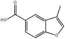 3-METHYLBENZOFURAN-5-CARBOXYLIC ACID Struktur