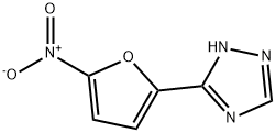 3-(5-NITRO-2-FURYL)-4H-1,2,4-TRIAZOLE Struktur