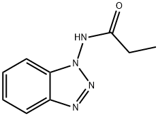 Propanamide,  N-1H-benzotriazol-1-yl- Struktur