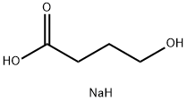 SODIUM 4-HYDROXYBUTYRATE Struktur