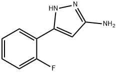 3-Amino-5-(2-fluorophenyl)-1H-pyrazole Struktur