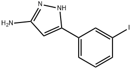 5-(3-IODO-PHENYL)-2H-PYRAZOL-3-YLAMINE Structure