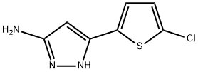 5-(5-chlorothiophen-2-yl)-1H-pyrazol-3-aMine Struktur